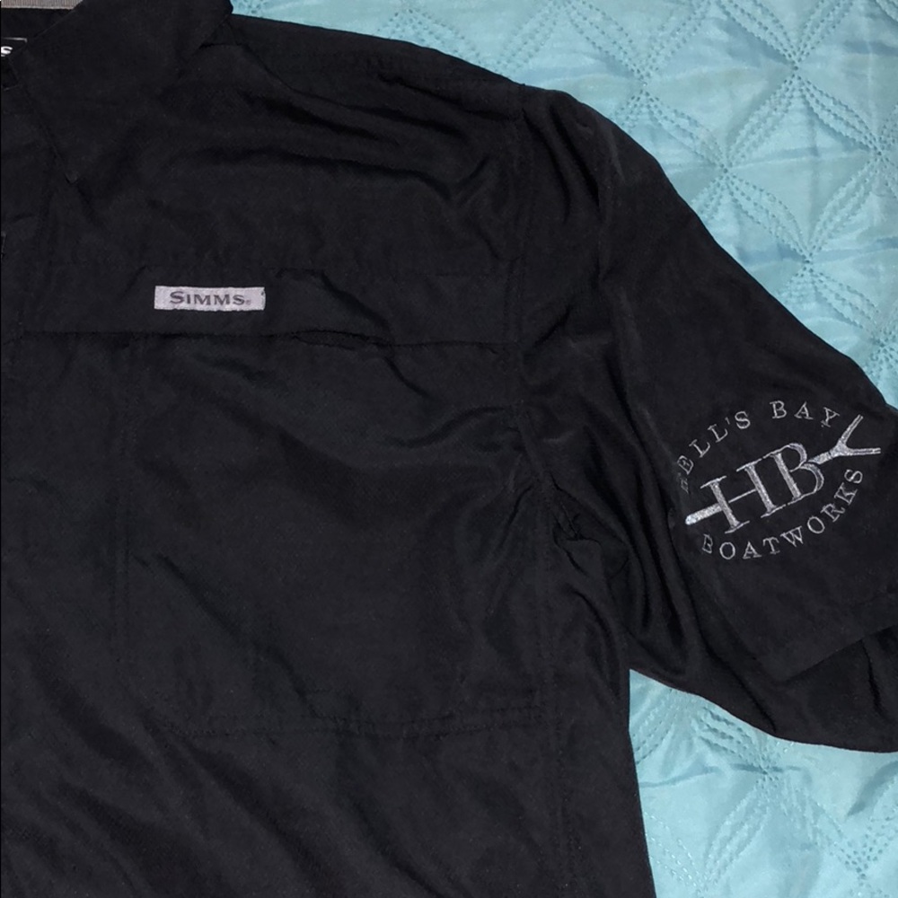 Simms, hell’s bay, guide series fishing shirt